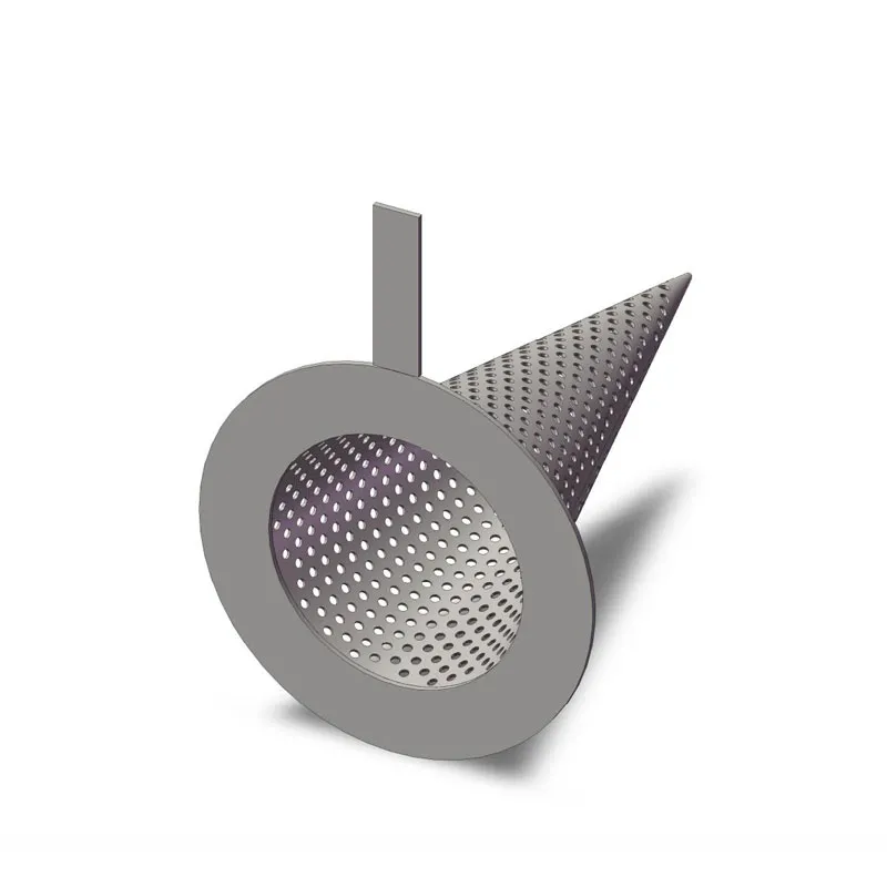 temporary cone strainer