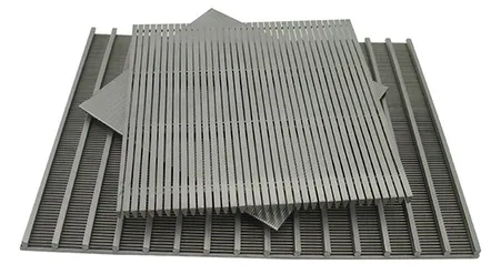 Wedge Wire Flat Screen Panel for Solid Liquid Filtration and Separation