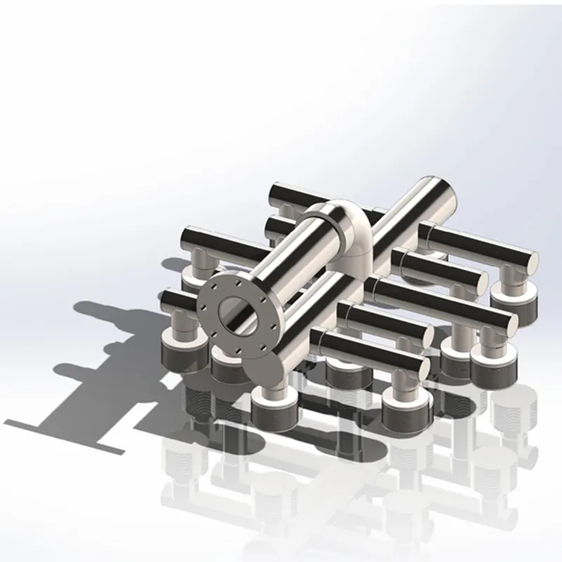 wedge wire hub lateral and screen nozzles