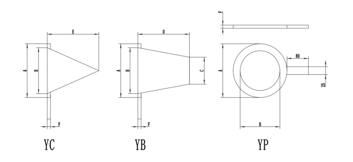 stainless steel cone temporary strainer