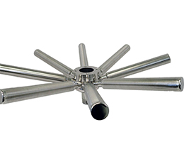 Wedge Wire water distributor, hub and header lateral systems for water treatment