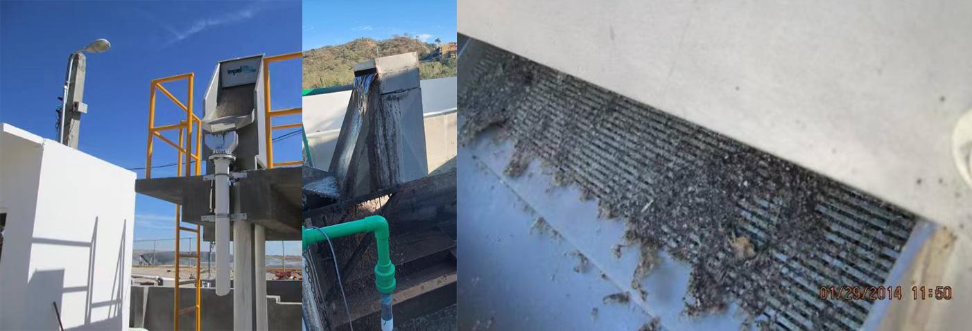 Wastewater Screen, wedge wire static screen for Seafood Processing Plant