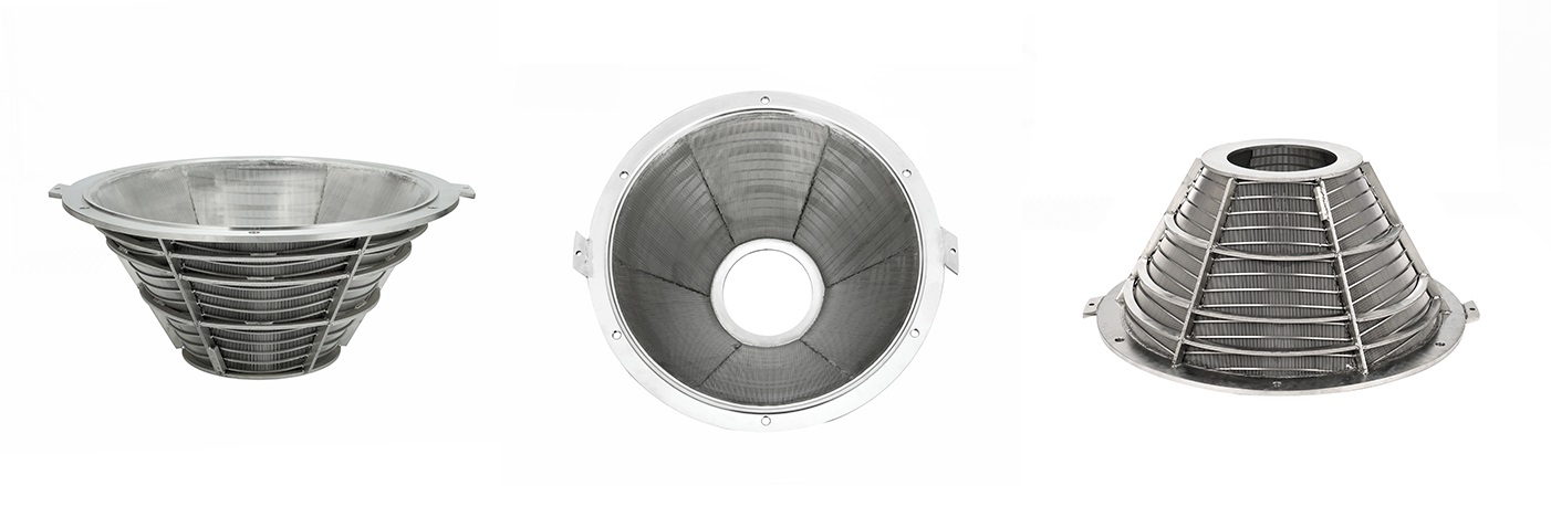 mining screens, screen baskets, wedge wire strainer for sale