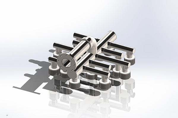 Radial Flow Reactor distributor, wedge wire distributor, wedge wire laterals for radial flow reactor