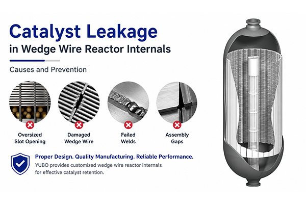 Catalyst Leakage in Wedge Wire Reactor Internals: Causes and Prevention