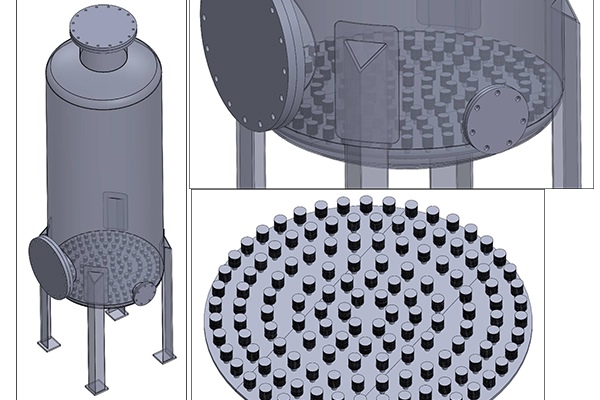 stainless steel filter nozzles for vessel internal custom design
